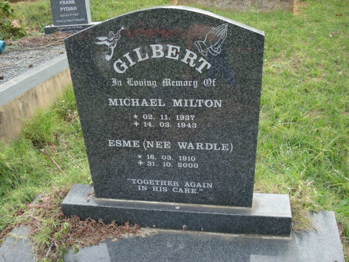 GILBERT Esme nee WARDLE 1910-2000 :: GILBERT Michael Milton 1937-1943