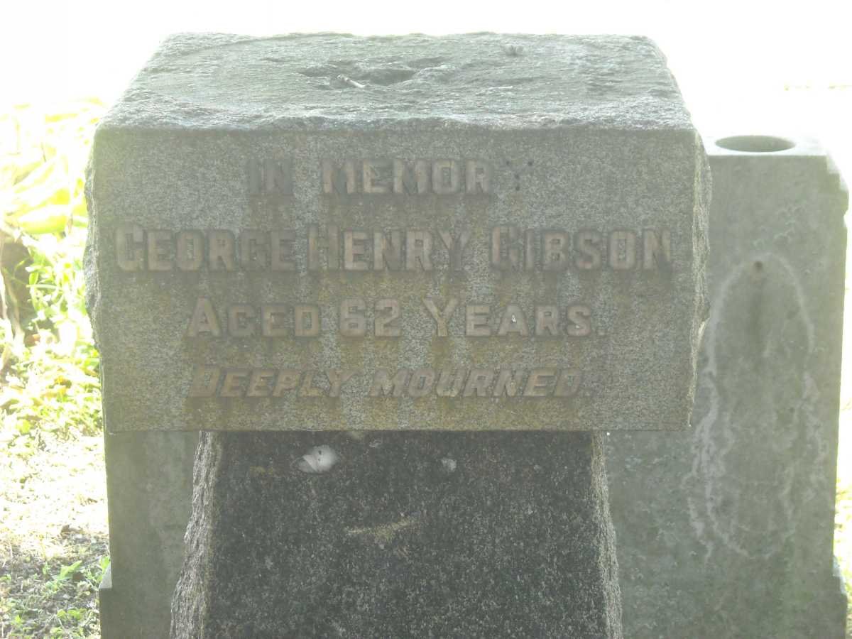 GIBSON George Henry -1938
