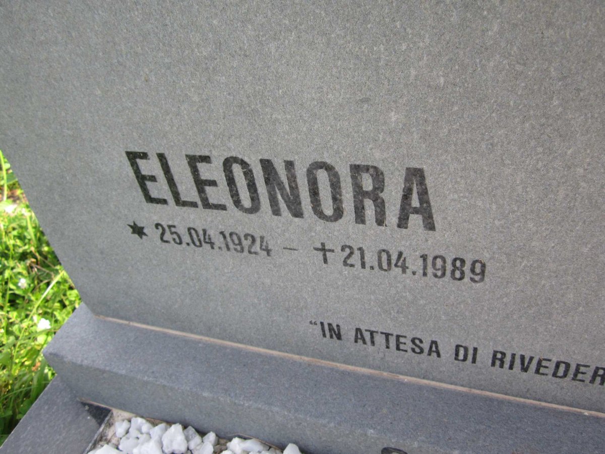 GIACOMOZZI Eleonora 1924-1989