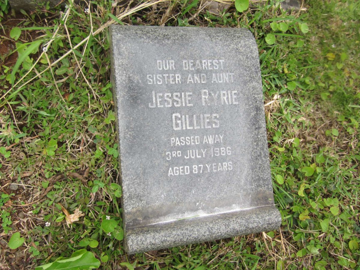 GILLIES Jessie Ryrie -1986