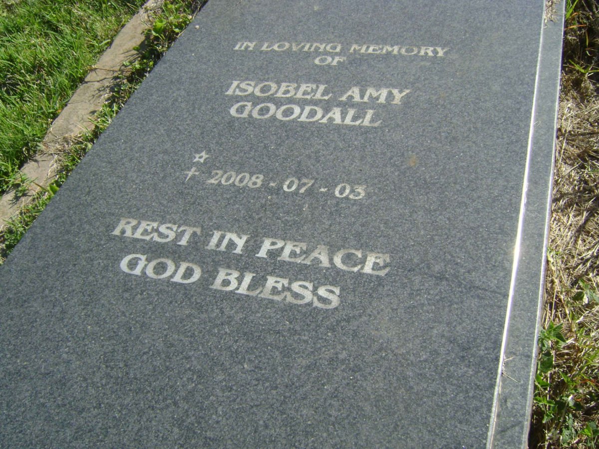 GOODALL Isobel Amy -2008
