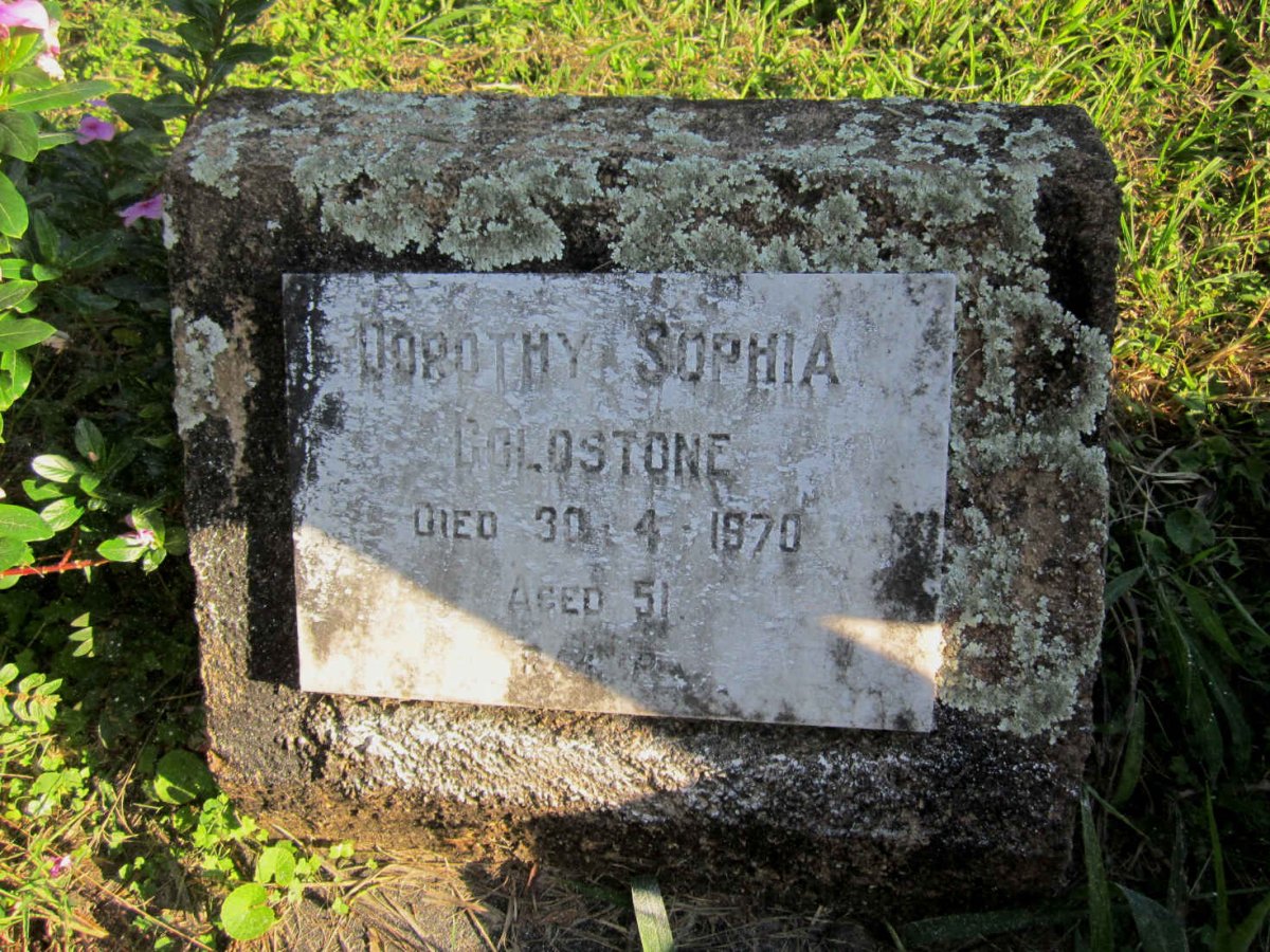 GOLDSTONE Dorothy Sophia -1970