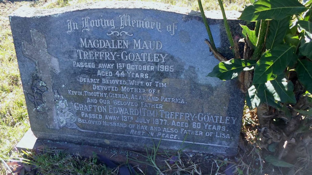 GOATLEY Grafton Edward, TREFFRY -1977 &amp; Magdalen Maud -1965