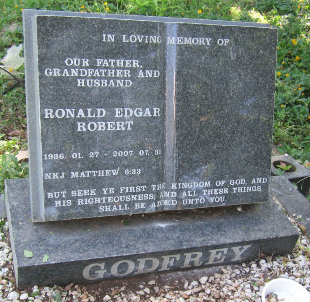GODFREY Ronald Edgar Robert 1936-2007