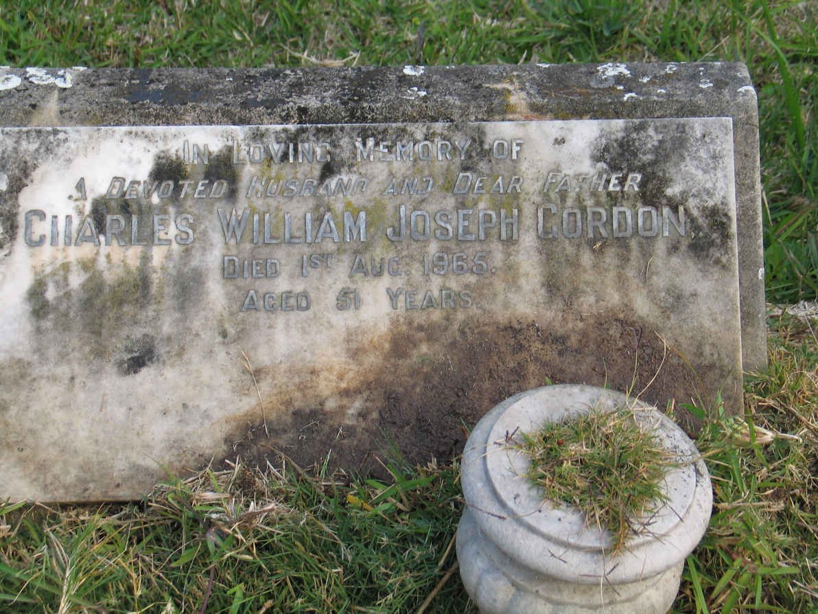 GORDON Charles William Joseph -1965