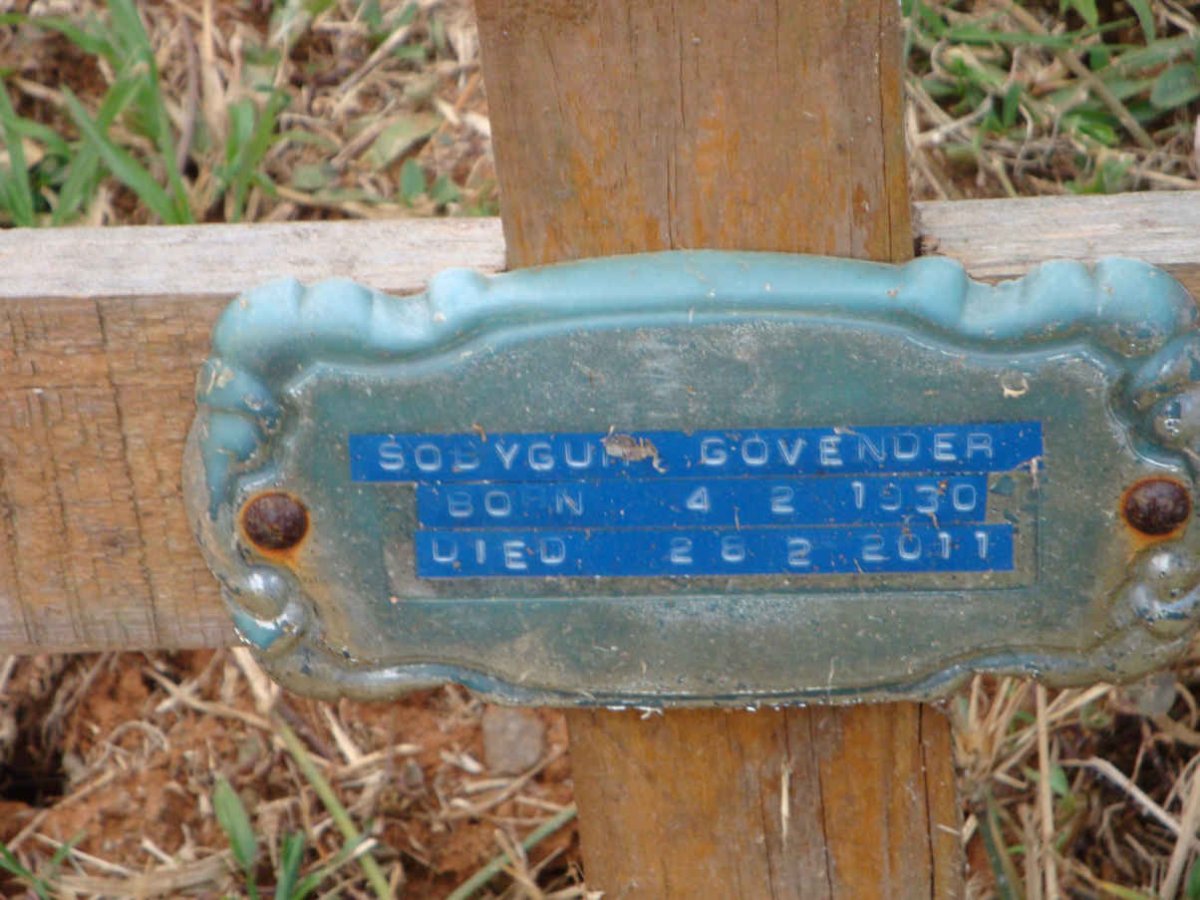 GOVENDER Sobygum 1930-2011
