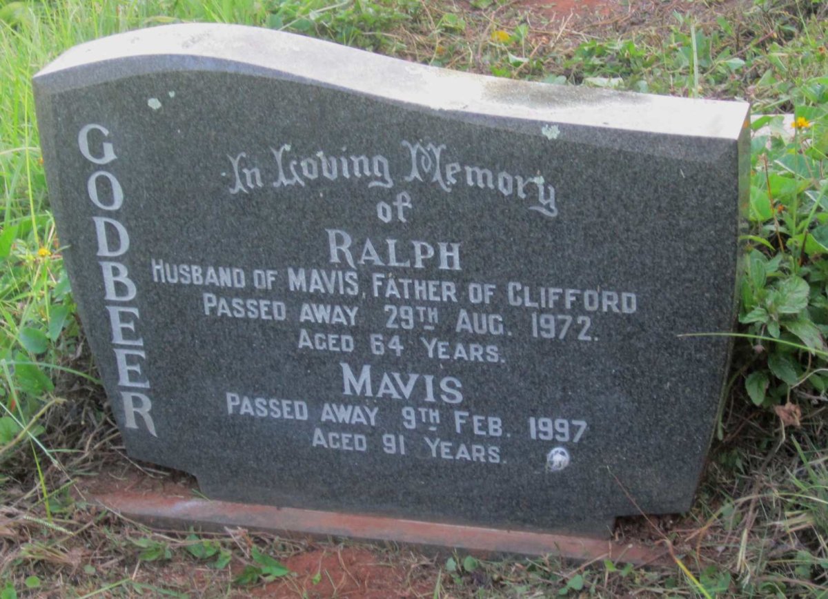 GODBEER Ralph -1972 &amp; Mavis -1997