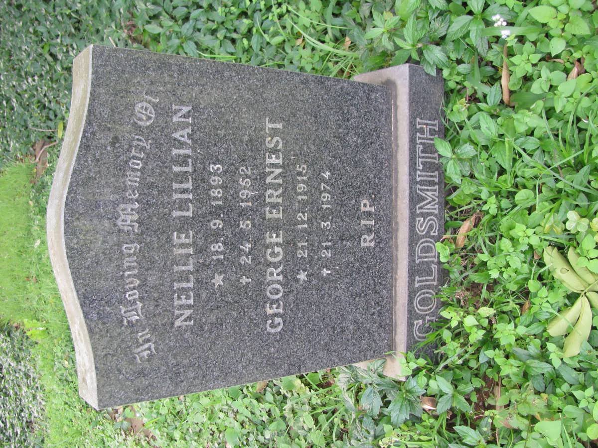 GOLDSMITH George Ernest 1915-1974 :: GOLDSMITH Nellie Lillian 1893-1952