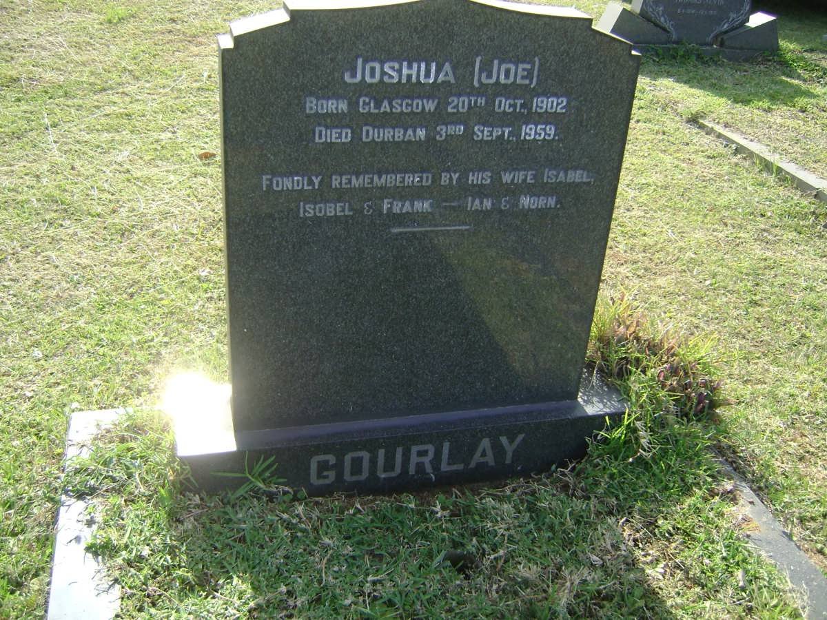 GOURLAY Joshua 1902-1959