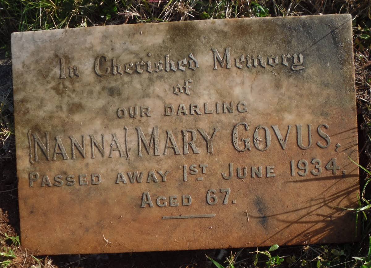 GOVUS Mary -1934