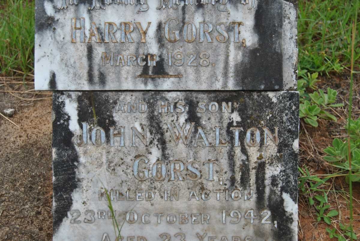 GORST Harry -1928 :: GORST John Walton -1942