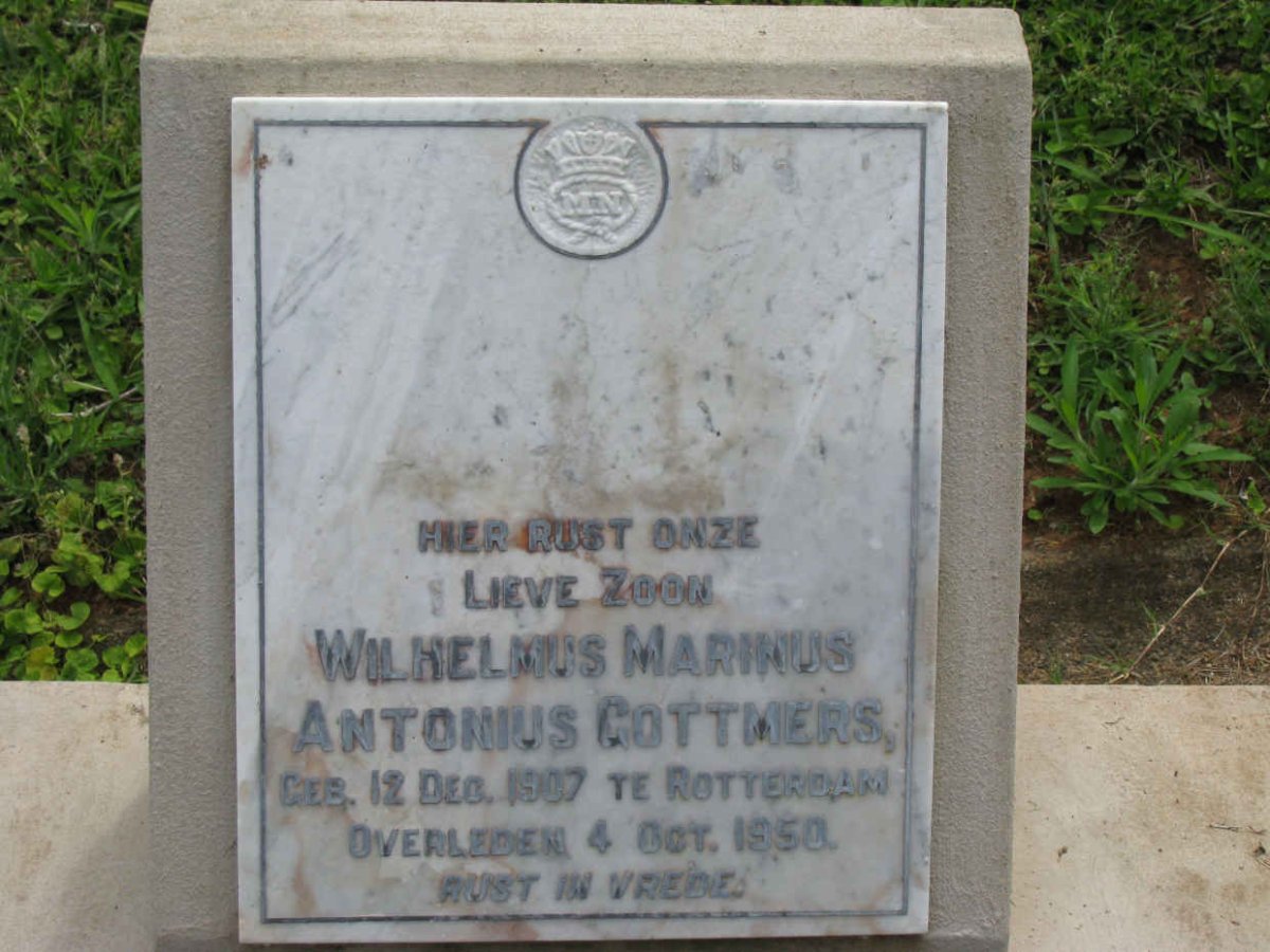 GOTTMERS Wilhelmus Marinus Antonius 1907-1950