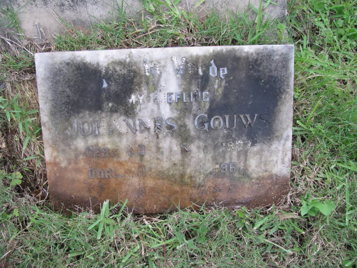 GOUWS Johannes 1907-1967