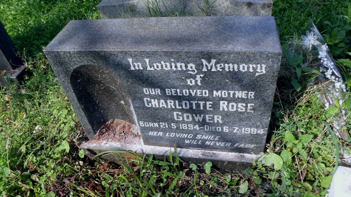 GOWER Charlotte Rose 1894-1984