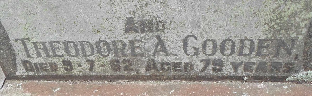 GOODEN Theodore A. -1962 &amp; May -1942