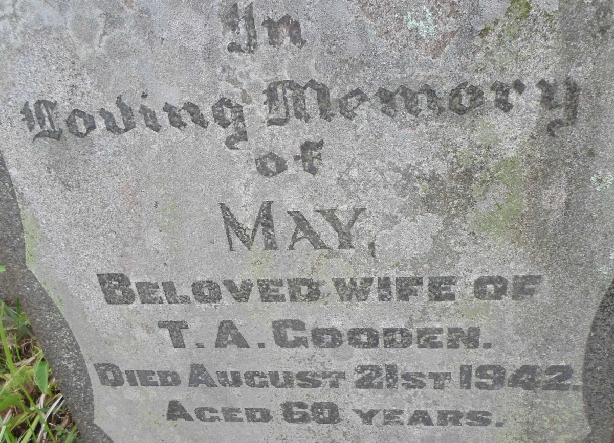 GOODEN Theodore A. -1962 &amp; May -1942