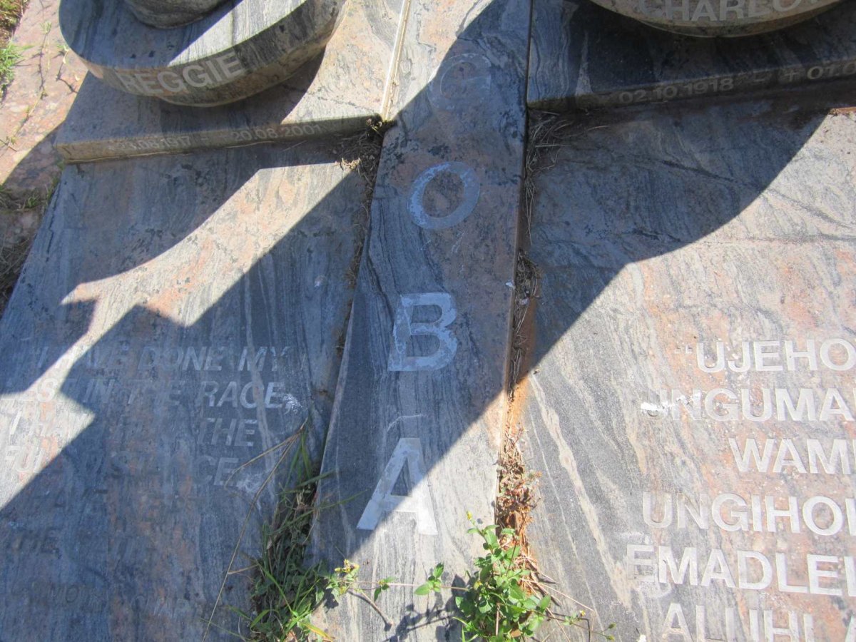 GOBA Reggie 1917-2001 &amp; Charlotte 1918-1999