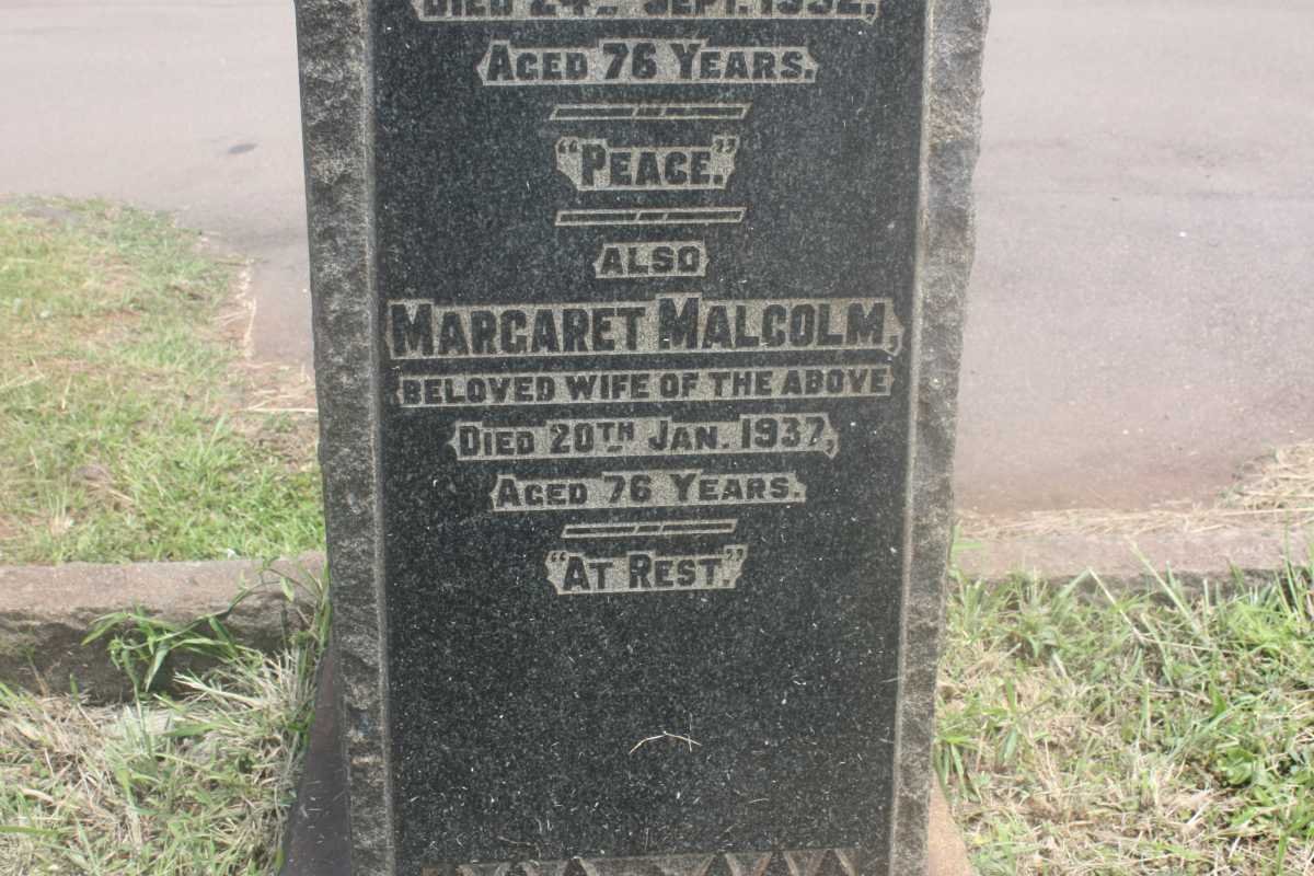 GOODWIN George Henry -1955 :: GOODWIN Margaret -1958 :: GOODWIN Irene Elsie -1975 :: MALCOLM John Lowrie -1932