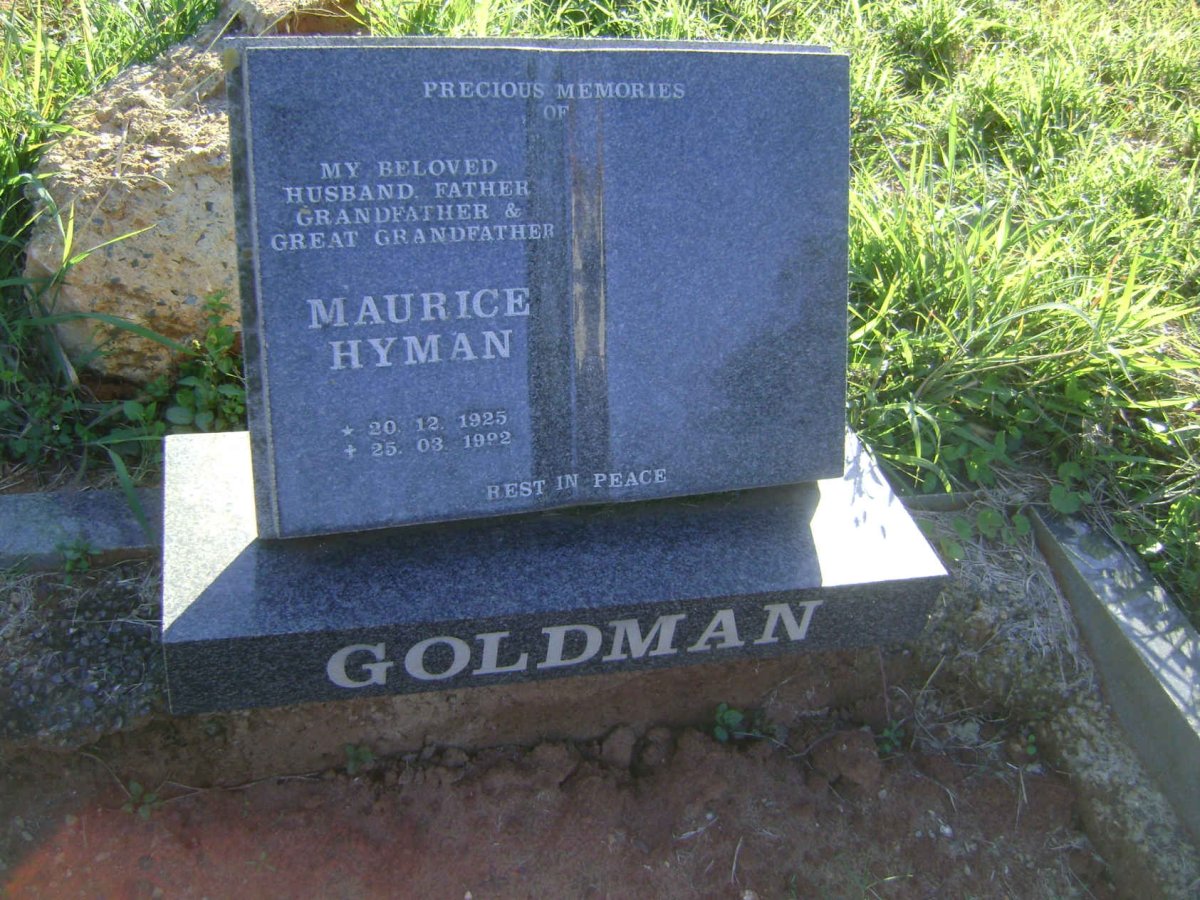 GOLDMAN Maurice Hyman 1925-1992