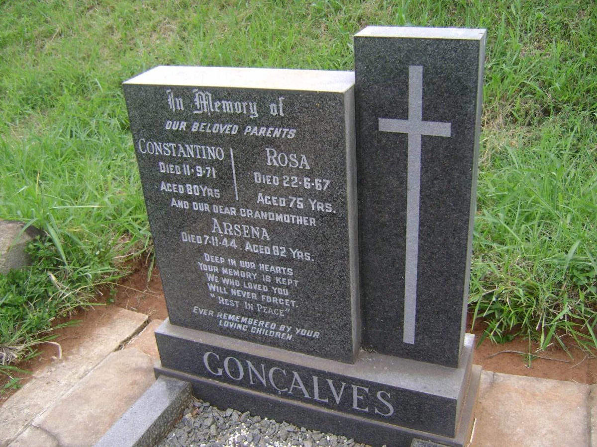 GONCALVES Constantino -1971 &amp; Rosa -1967 :: GONCALVES Arsena -1944