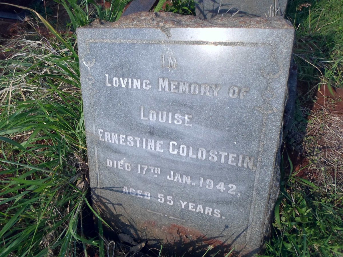 GOLDSTEIN Louise Ernestine -1942