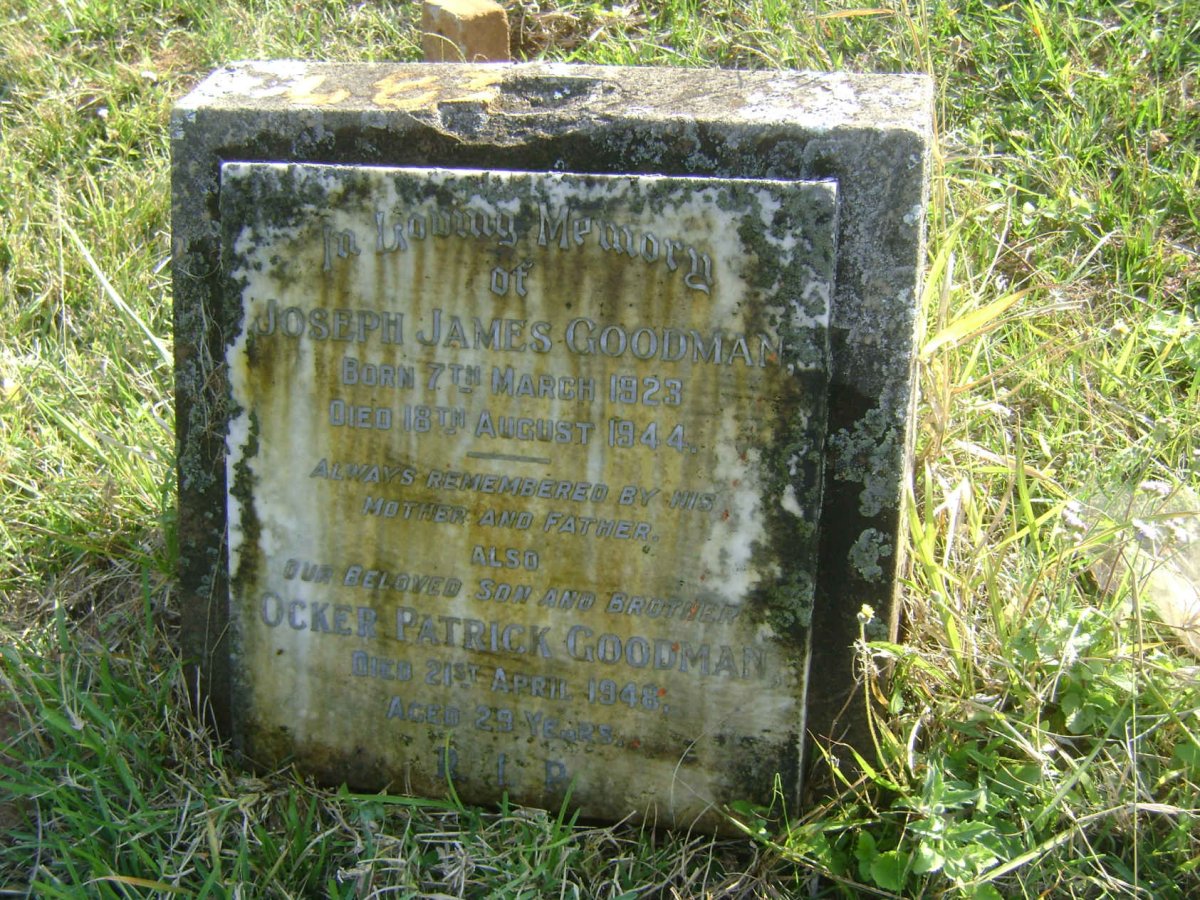 GOODMAN Joseph James 1923-1944 :: GOODMAN Ocker Patrick -1948