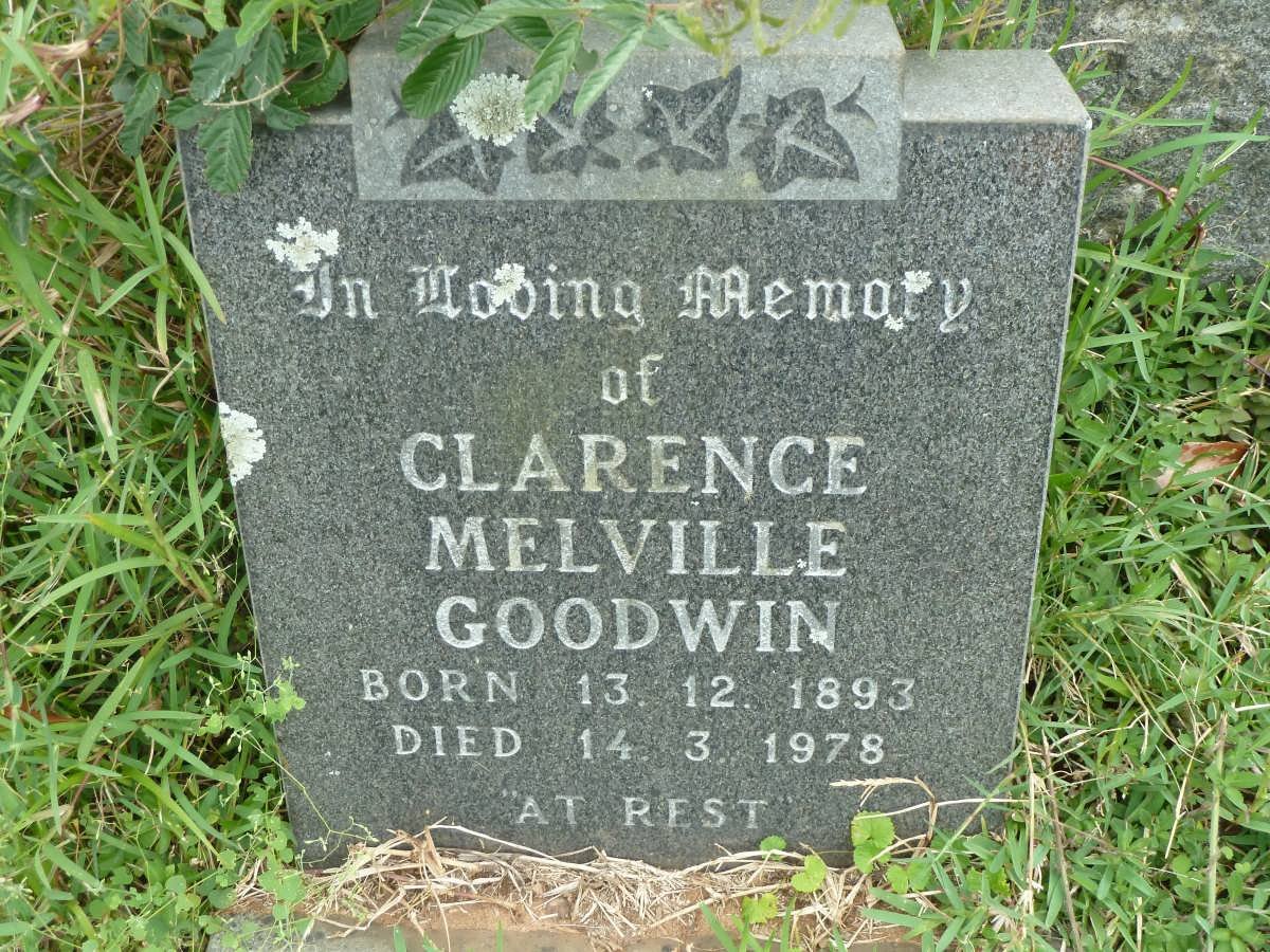 GOODWIN Clarence Melville 1893-1978
