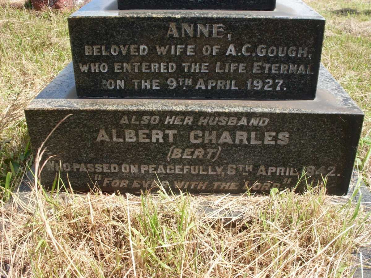 GOUGH Albert Charles -1942 &amp; Anne -1927