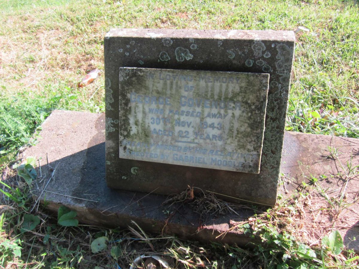 GOVENDER George -1943