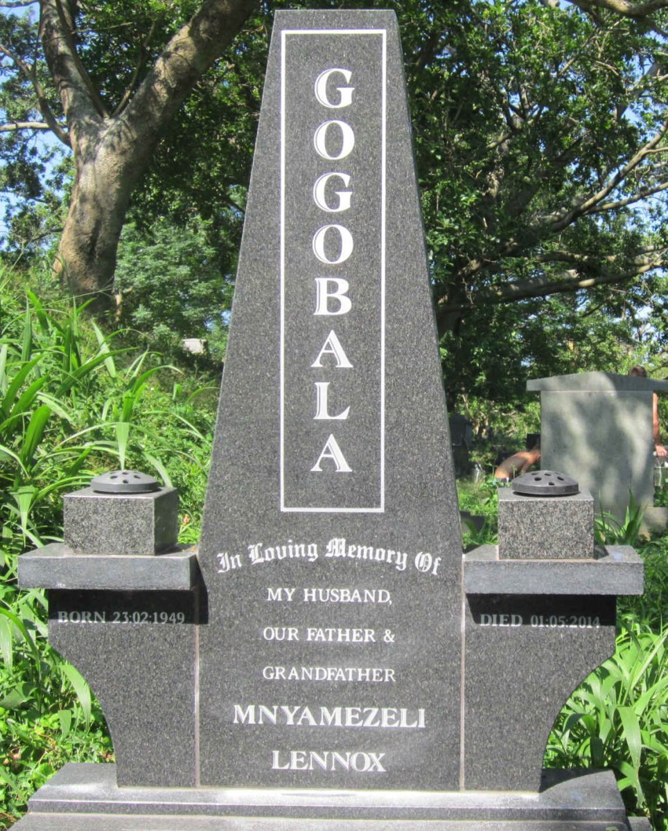 GOGOBALA Mnyamezeli Lennox 1949-2014
