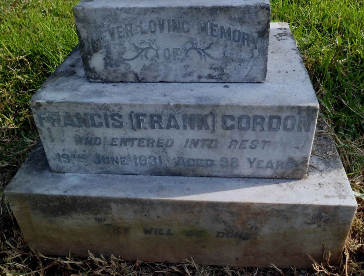 GORDON Francis -1931