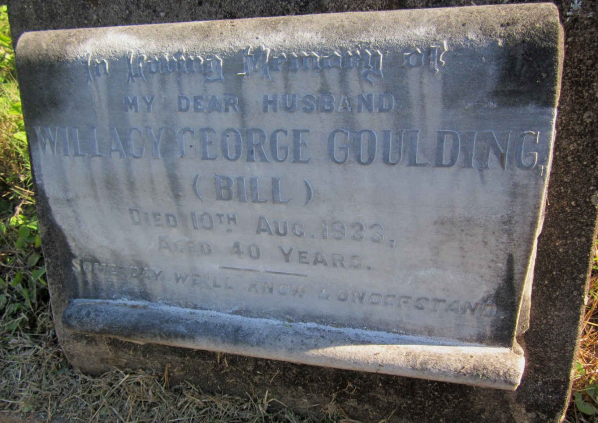 GOULDING Willacy George -1933