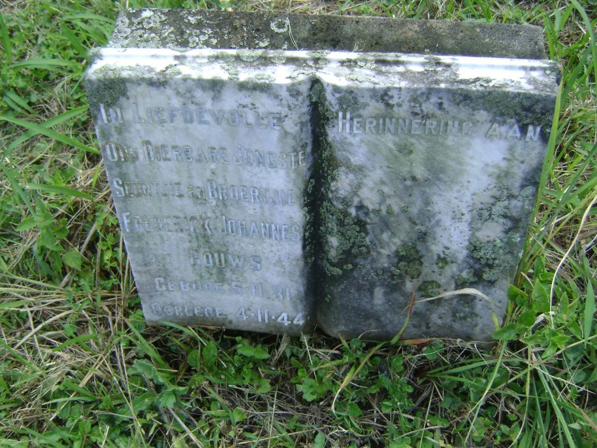 GOUWS Frederick Johannes 1931-1944