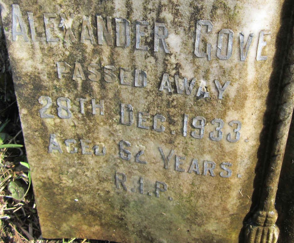 GOVE Alexander -1933