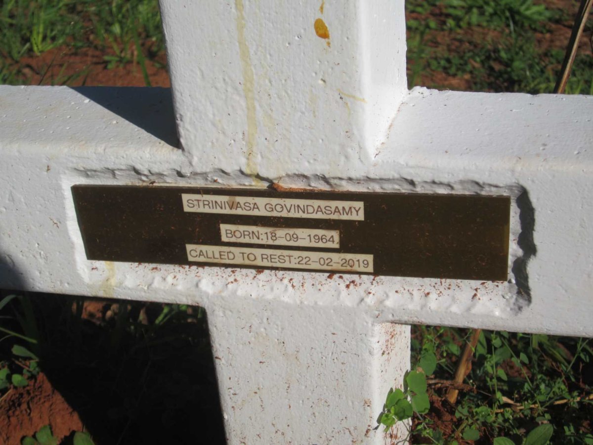 GOVINDASAMY Strinivasa 1964-2019