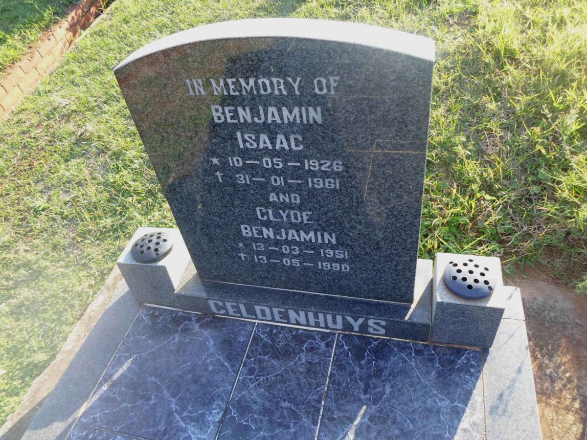 GELDENHUYS Benjamin Isaac 1926-1961 :: GELDENHUYS Clyde Benjamin 1951-1990