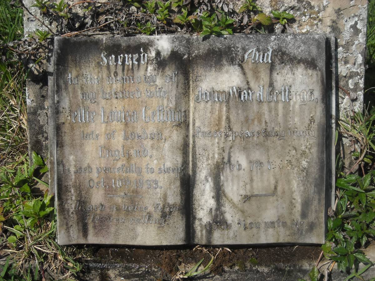 GETTINGS John Ward -1963 &amp; Nellie Louisa -1933