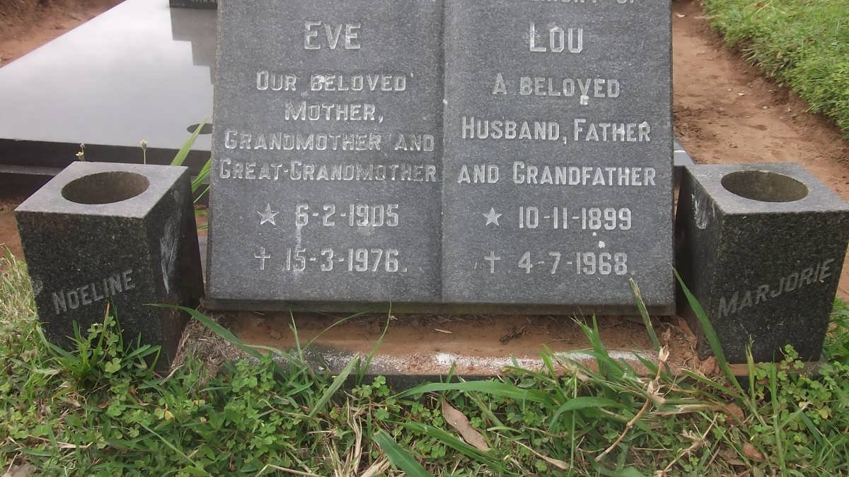 GERICKE Lou 1899-1968 &amp; Eve 1905-1976