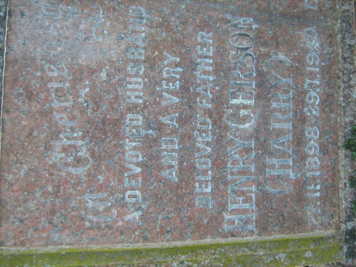 GERSON Henry 1898-1949 &amp; Patricia 1899-1974
