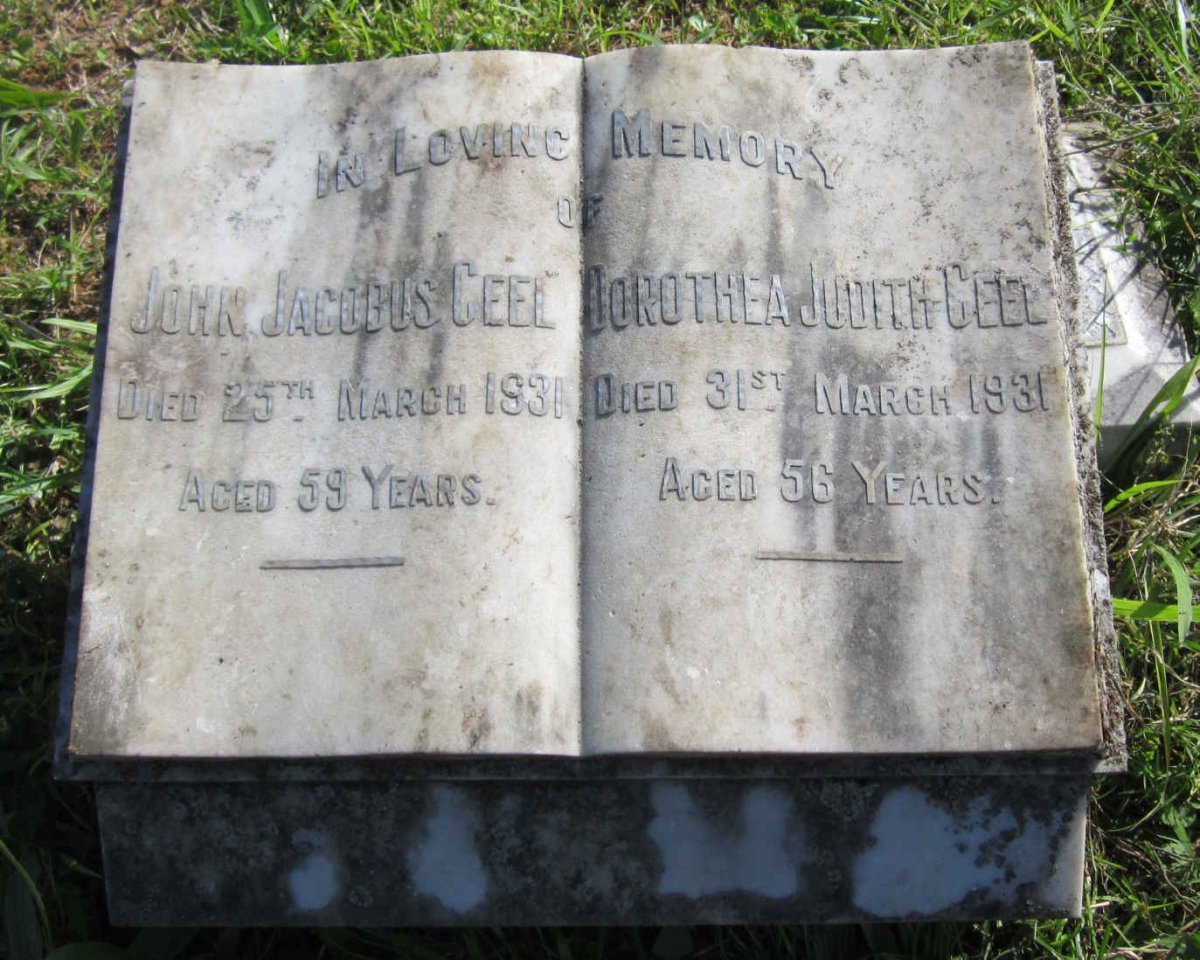 GEEL John Jacobus -1931 &amp; Dorothea Judith -1931