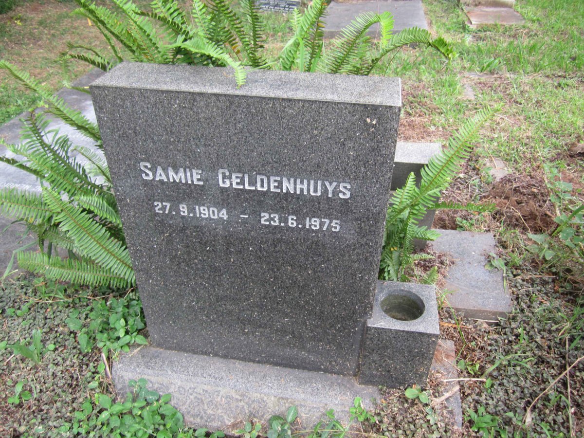 GELDENHUYS Samie 1904-1975