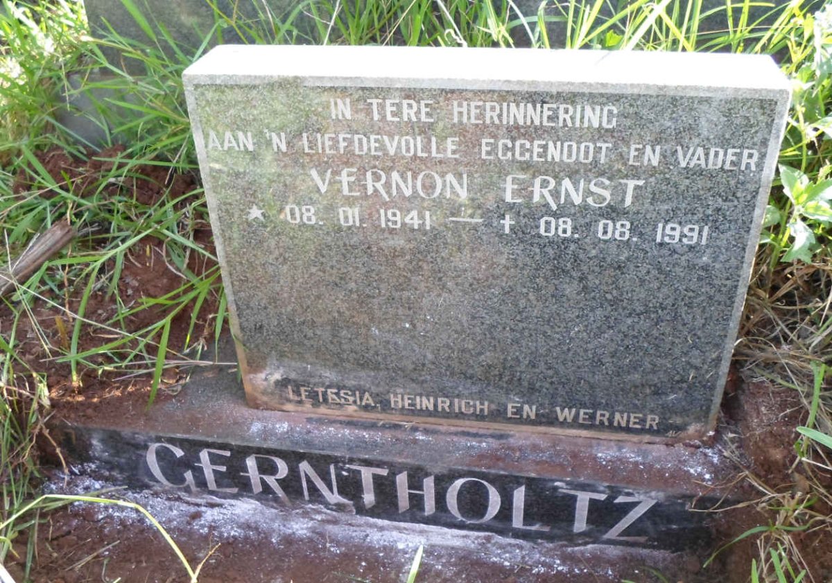 GERNTHOLTZ Vernon Ernst 1941-1991