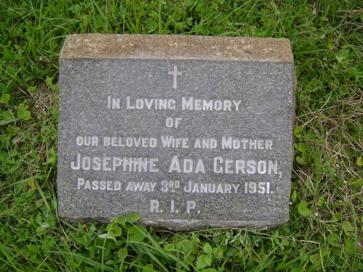 GERSON Josephine Ada -1951