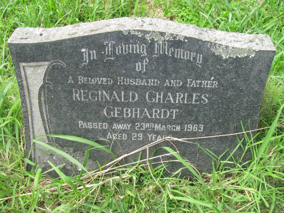 GEBHARDT Reginald Charles -1963