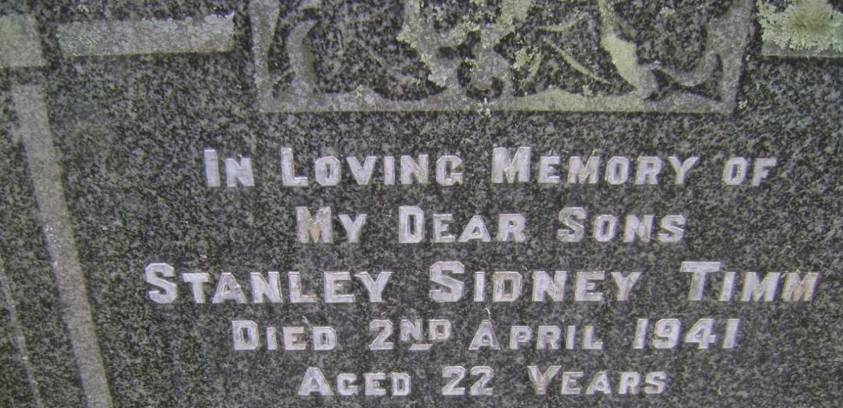 TIMM Stanley Sidney -1941