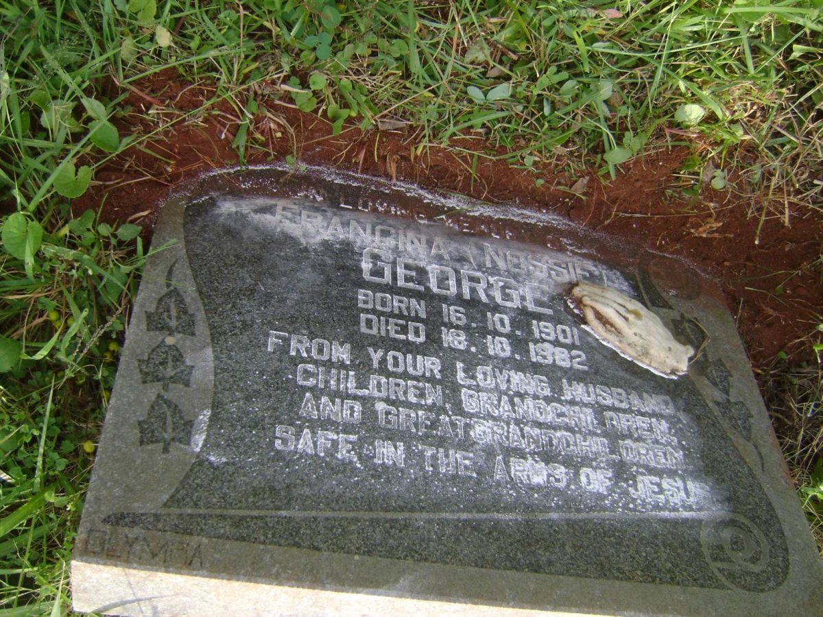 GEORGE Francina 1901-1982