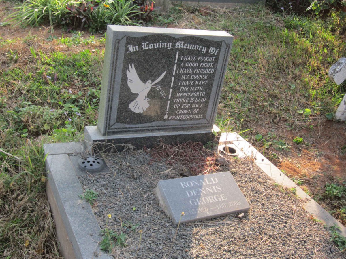 GEORGE Ronald Dennis 1939-2005