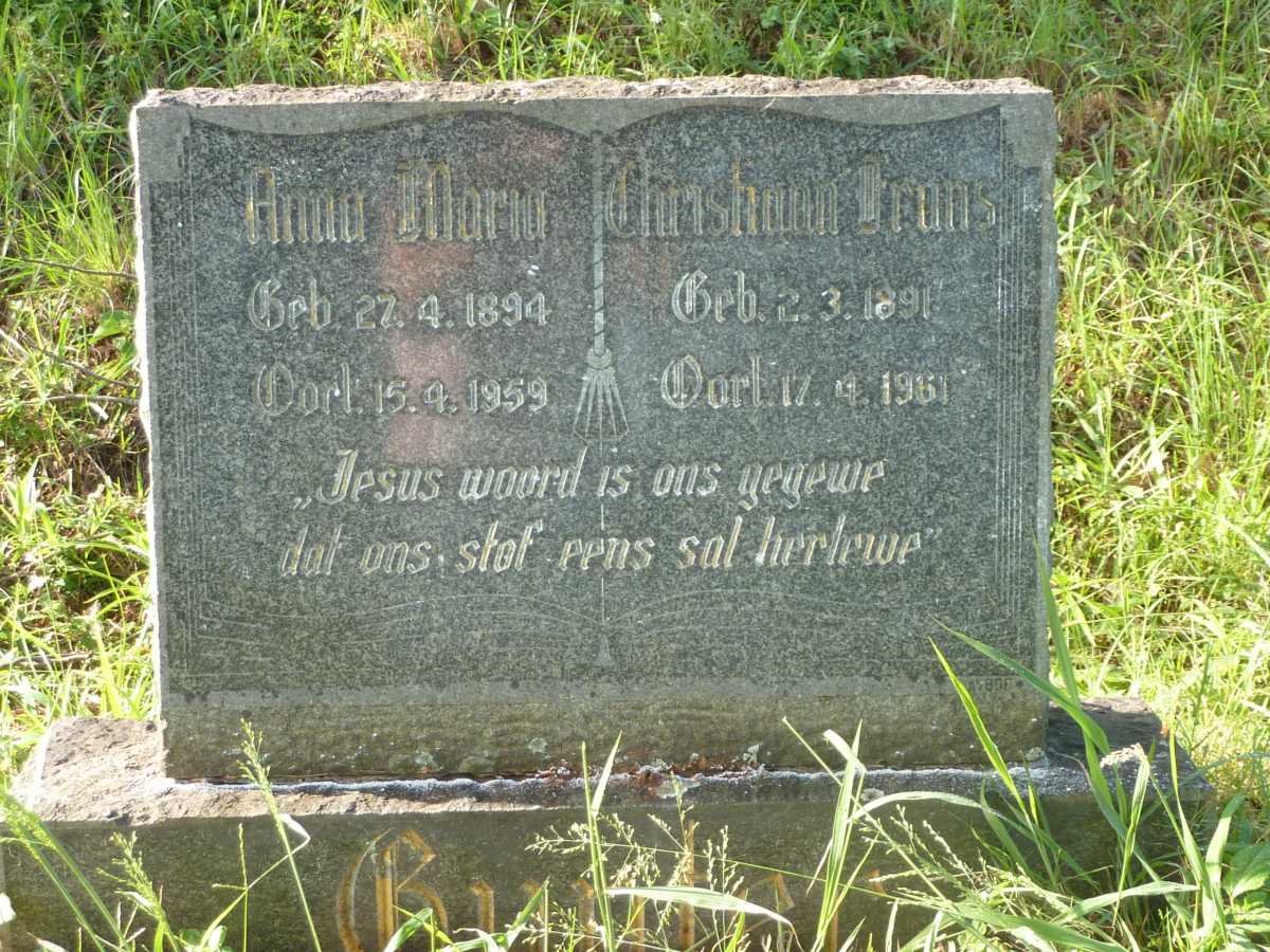 GUNTER Christiaan Frans 1891-1961 &amp; Anna Maria 1894-1959