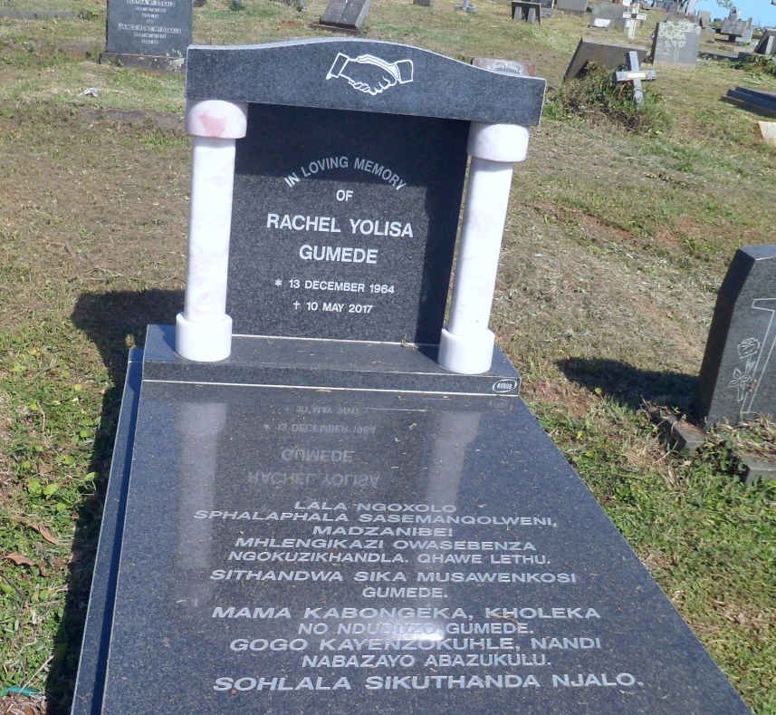 GUMEDE Rachel Yolisa 1964-2017