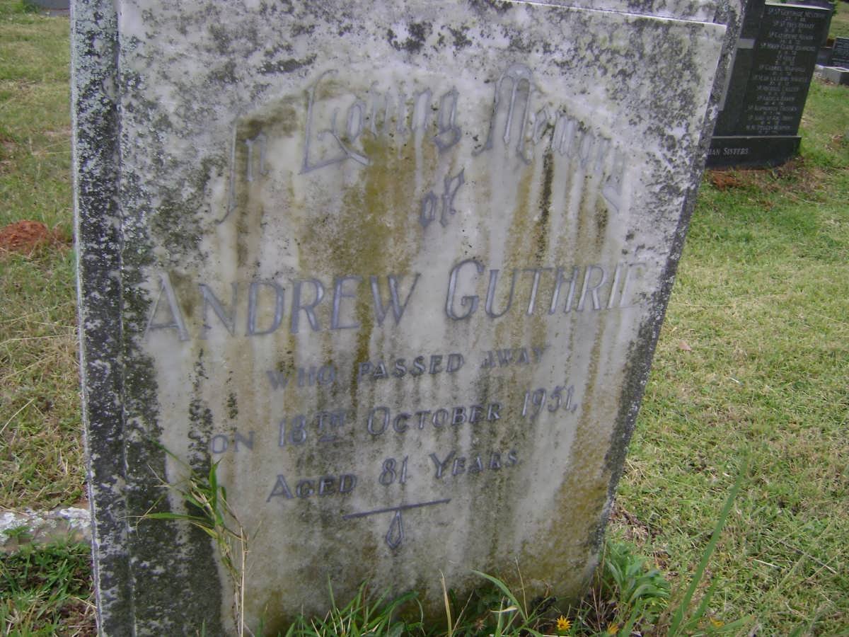GUTHRIE Andrew -1951